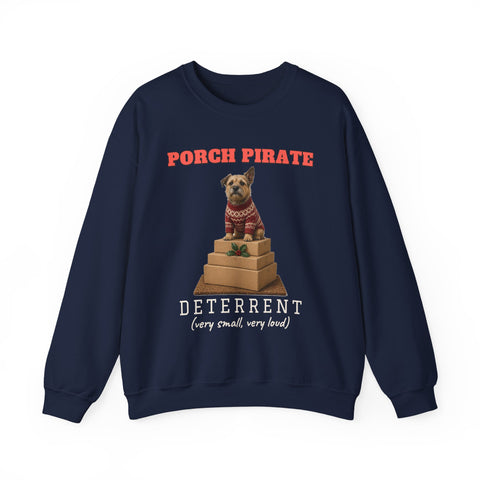 Porch Pirate Deterrent Terrier Sweatshirt