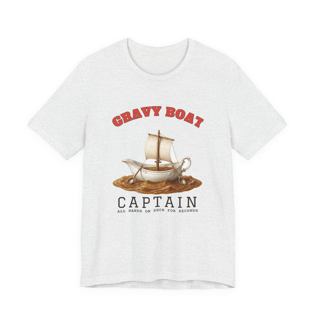 Gravy Boat Captain funny t-shirt, view 2