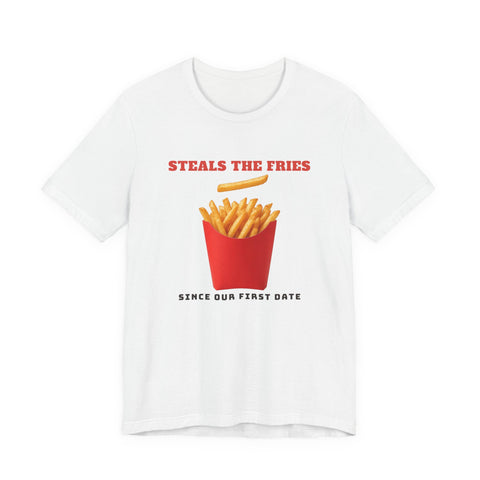 Steals the Fries couples t-shirt by Inkida
