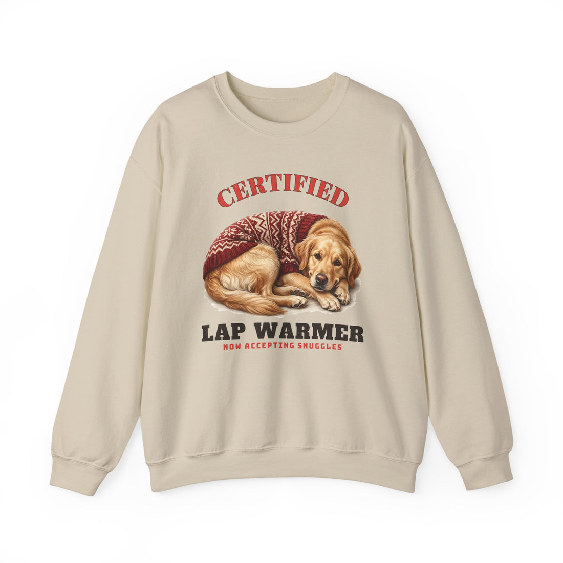Certified Lap Warmer funny sweatshirt, view 3