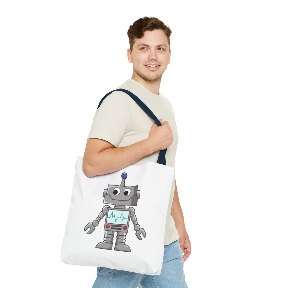 Robot & Skeleton - Tote Bag