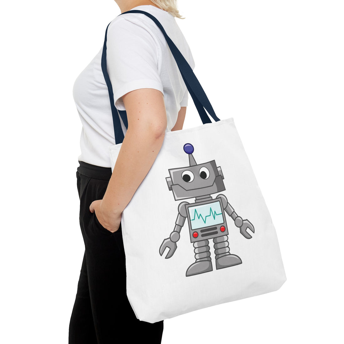 Robot & Skeleton - Tote Bag