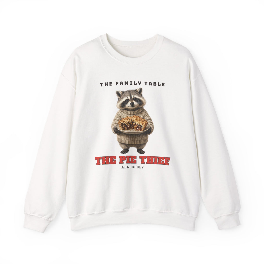 The Family Table: The Pie Thief matching family sweatshirt by Inkida