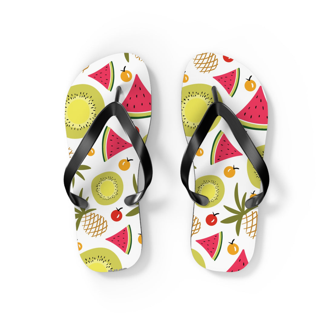 Summer Fruits Flip Flops