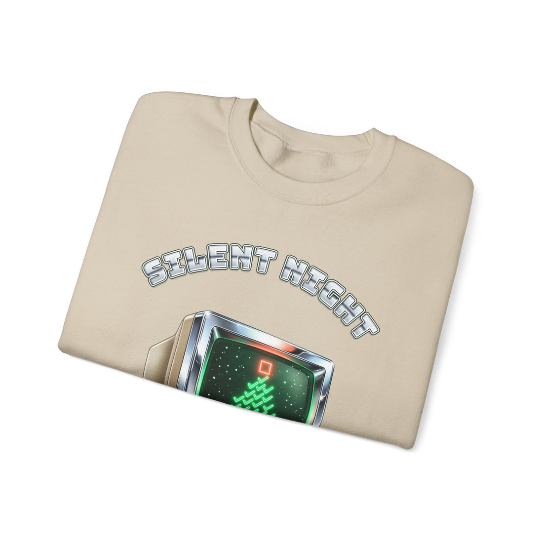 programmer Christmas sweatshirt Silent Night Passing Build by Inkida, view 12