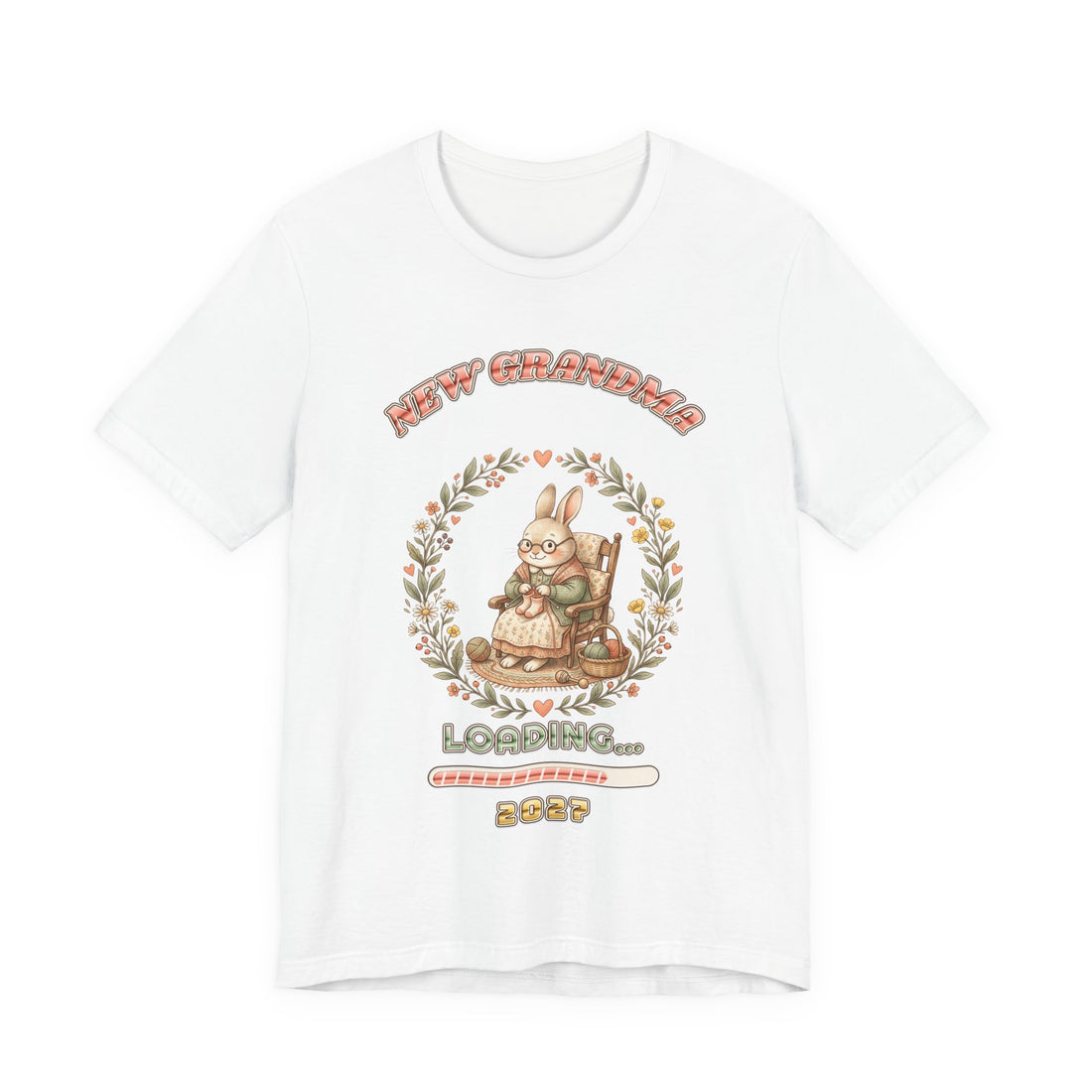 New Grandma Loading 2027 pregnancy announcement t-shirt by Inkida, view 1