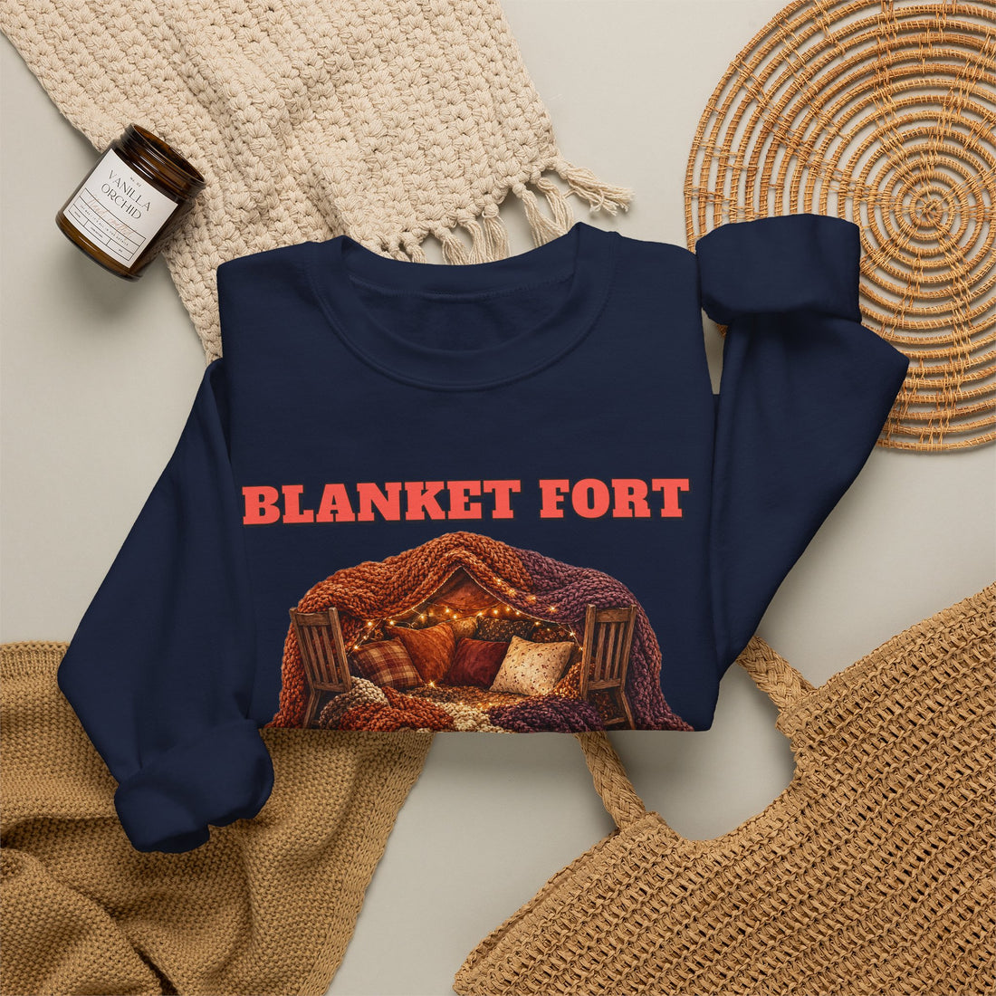 Blanket Fort Architect Cozy Winter Sweatshirt