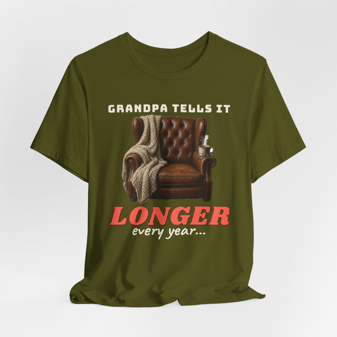 Grandpa Tells It Longer Every Year Tee