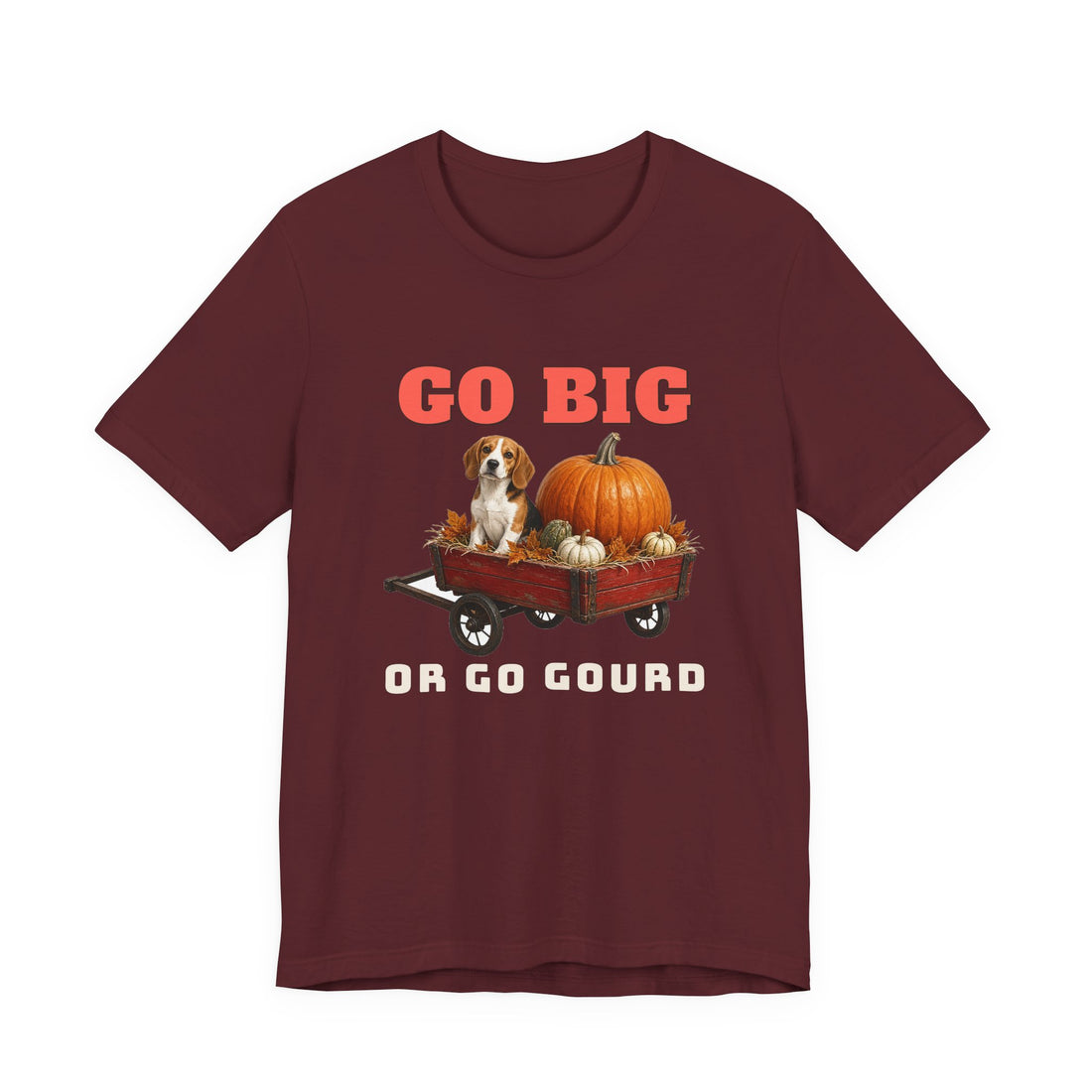 Go Big or Go Gourd Beagle Pumpkin Tee