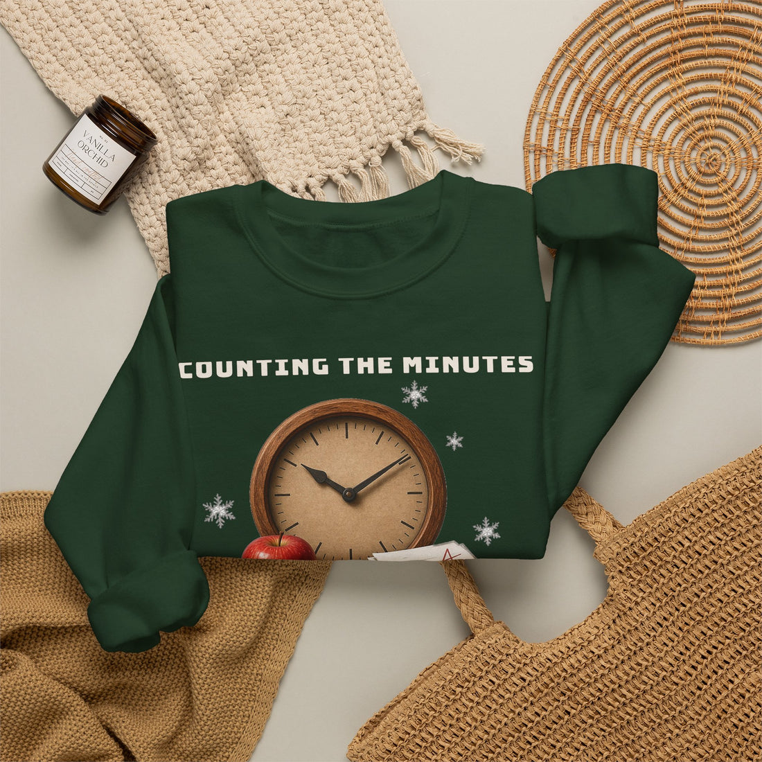 Counting the Minutes Until Winter Break Sweatshirt