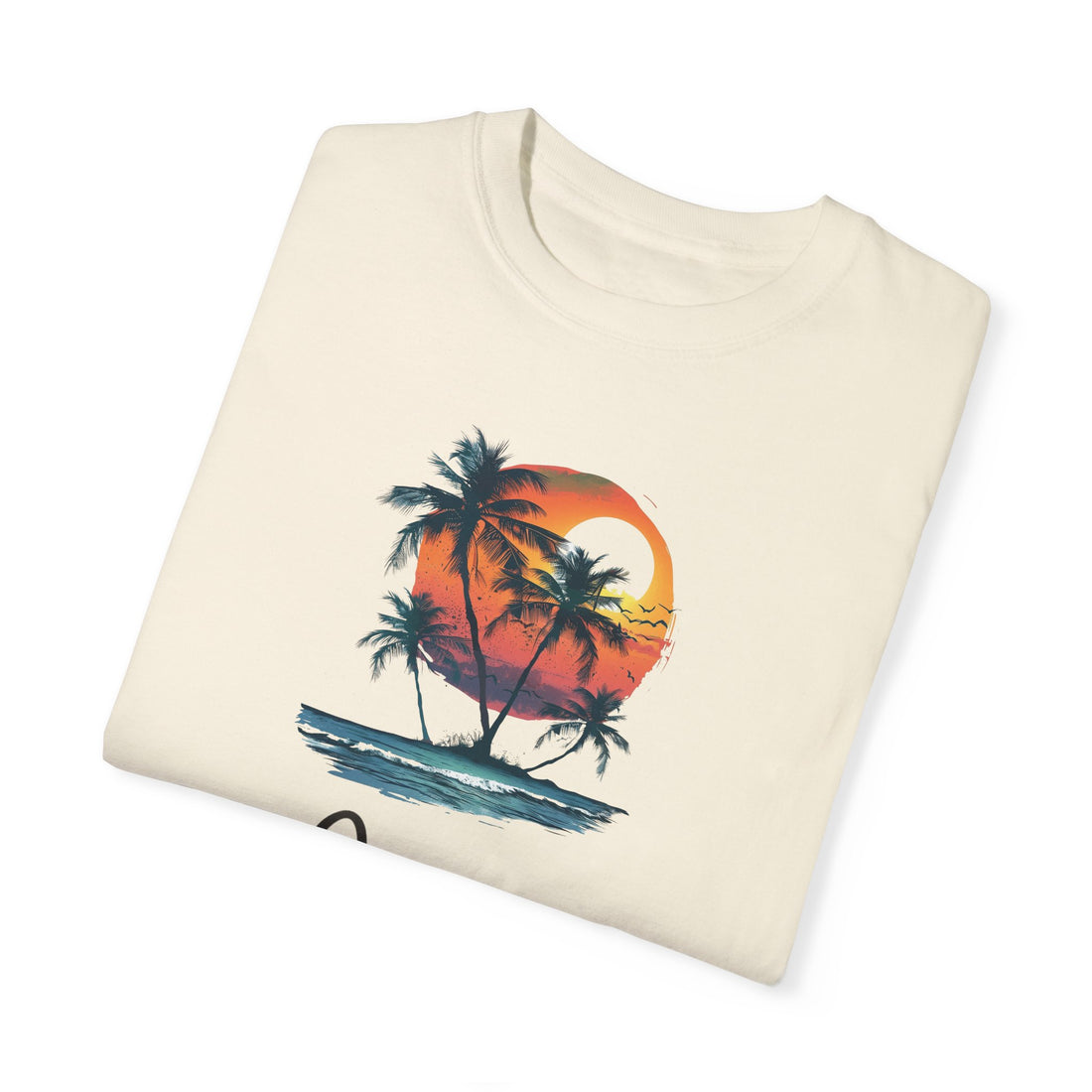 Hello Summer Sunset - Unisex Garment-Dyed T-shirt