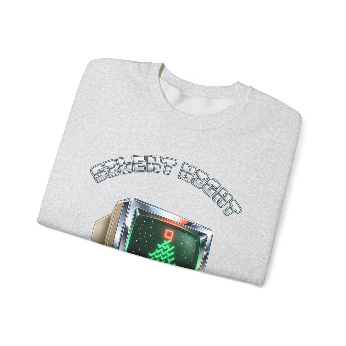 programmer Christmas sweatshirt Silent Night Passing Build by Inkida, view 9