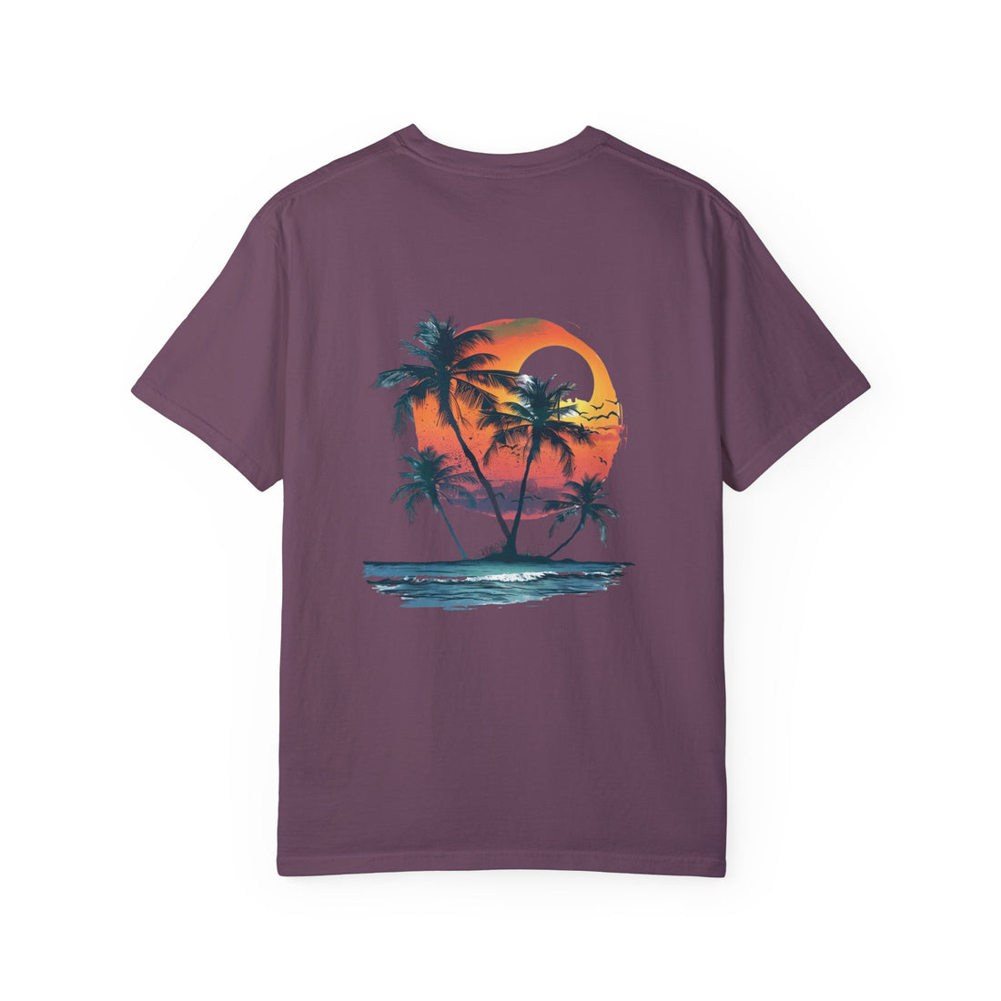 Hello Summer Sunset - Unisex Garment-Dyed T-shirt
