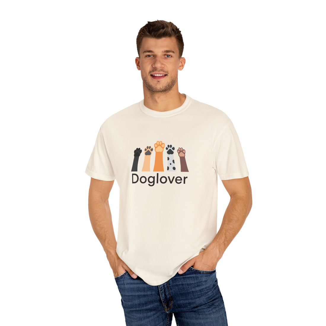 Dog Lover Unisex Garment-Dyed T-Shirt