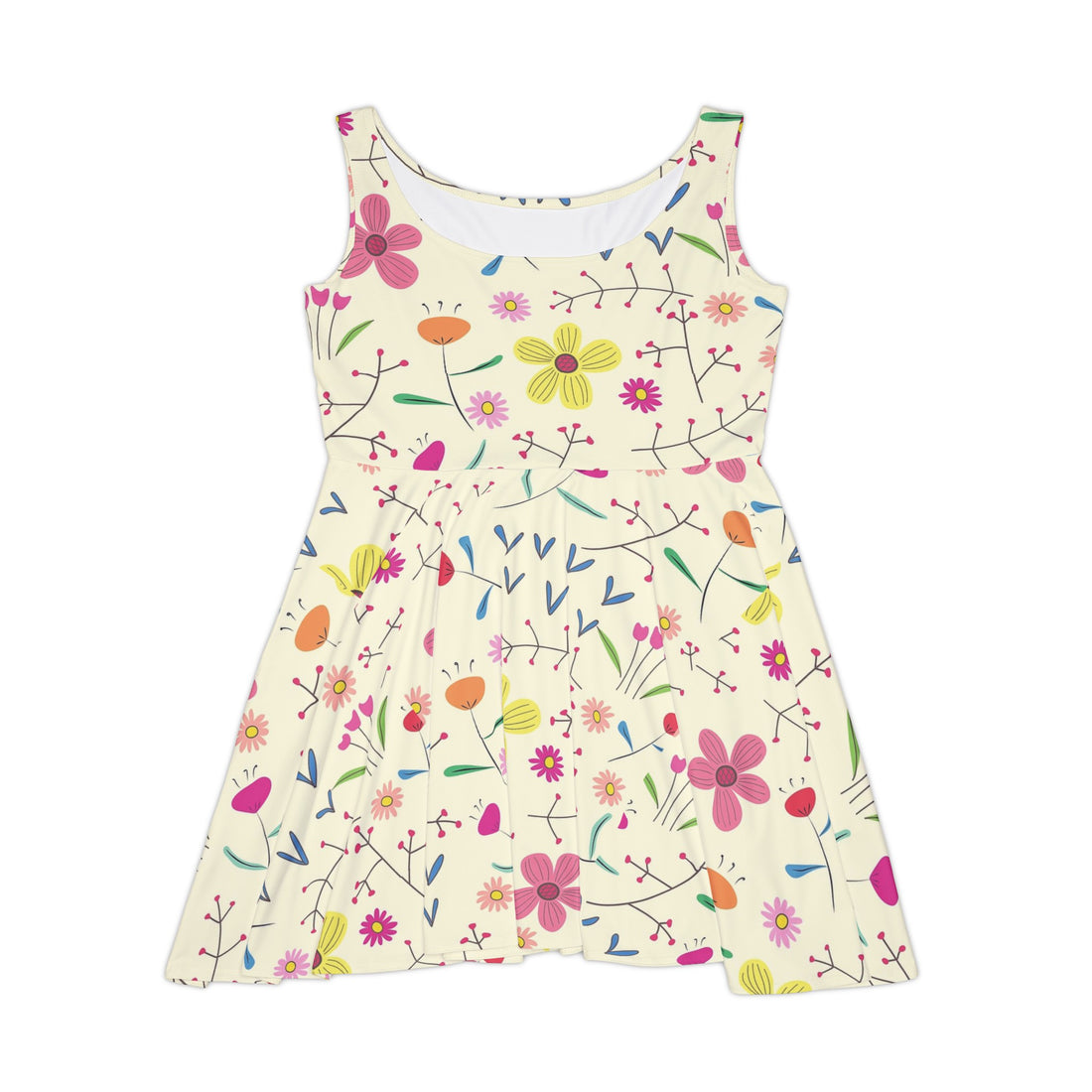 Summer Flowers Women's Skater Dress