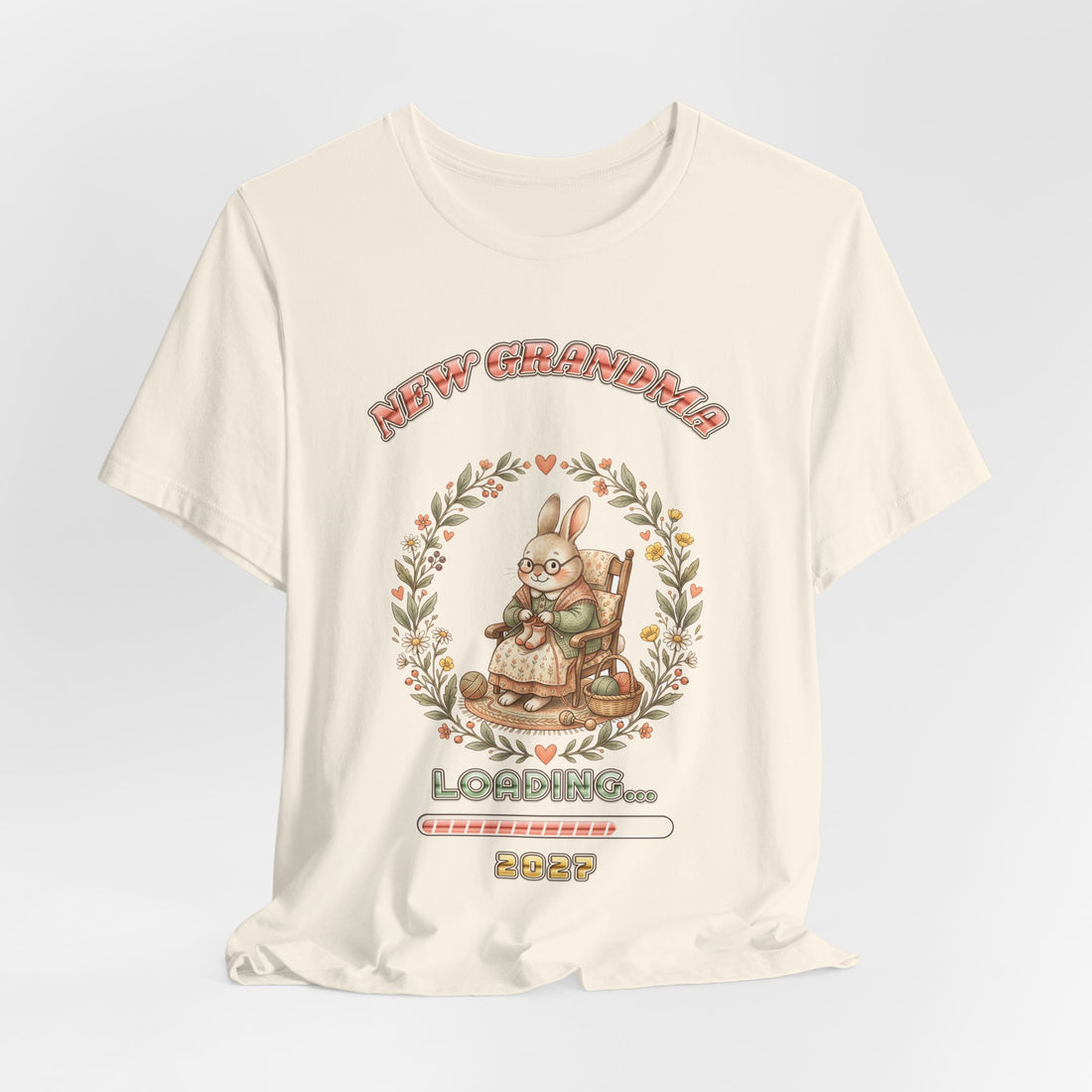 New Grandma Loading 2027 pregnancy announcement t-shirt by Inkida, view 13