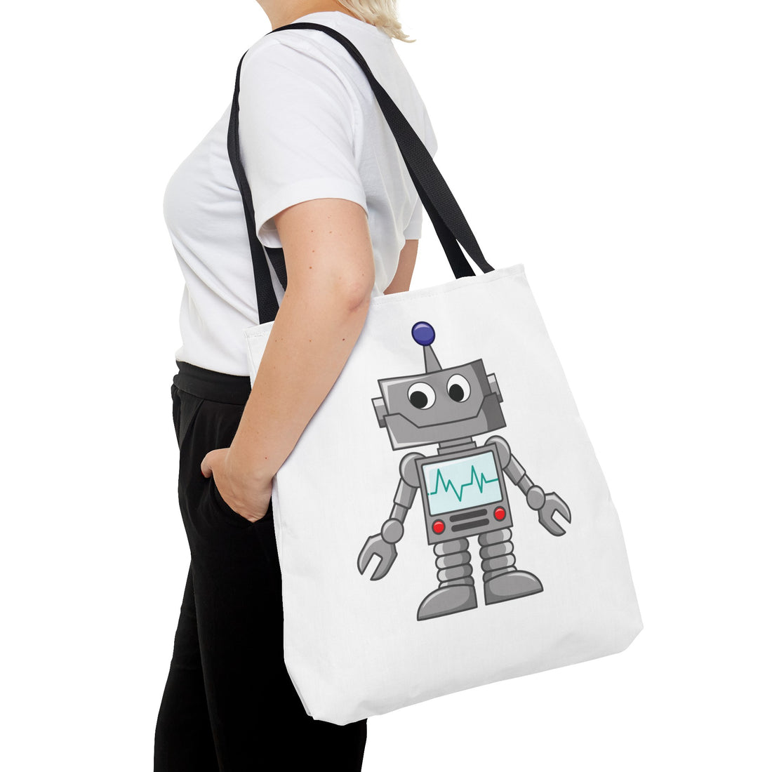 Robot & Skeleton - Tote Bag