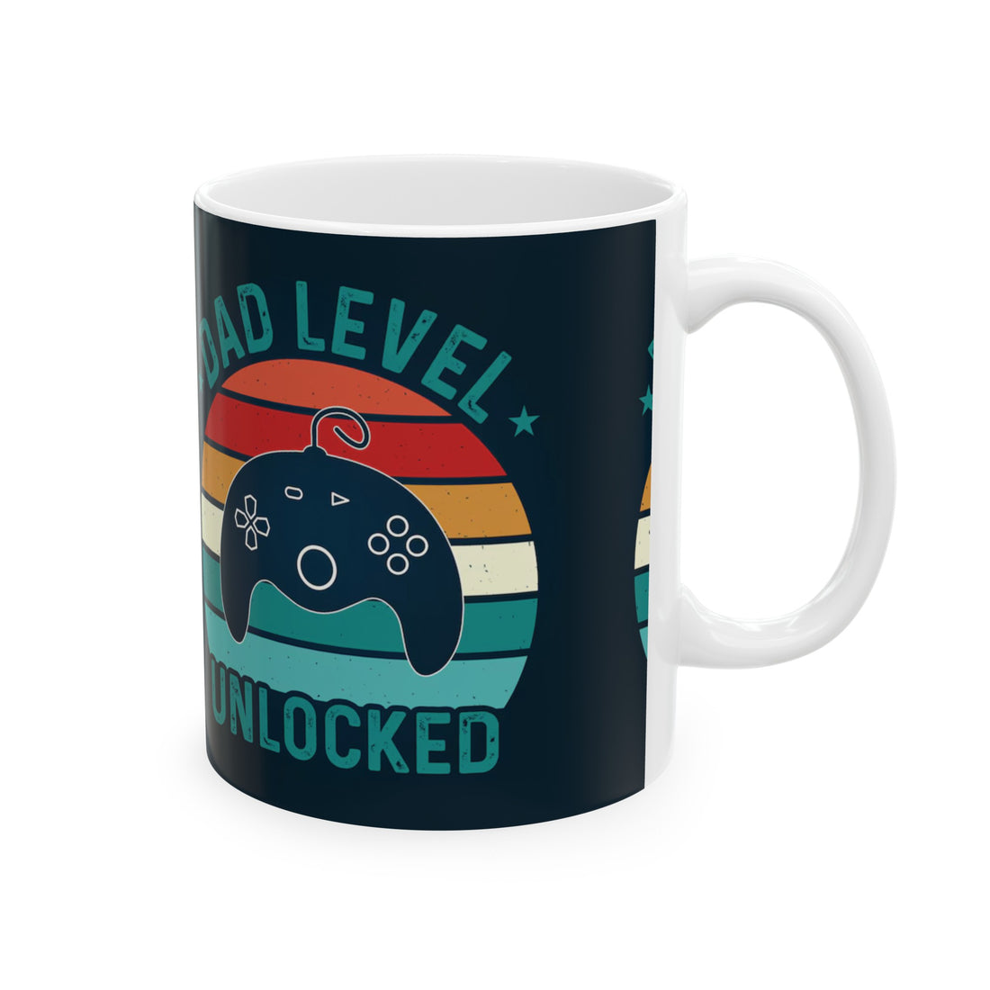 Dad Level Unlocked Ceramic Mug