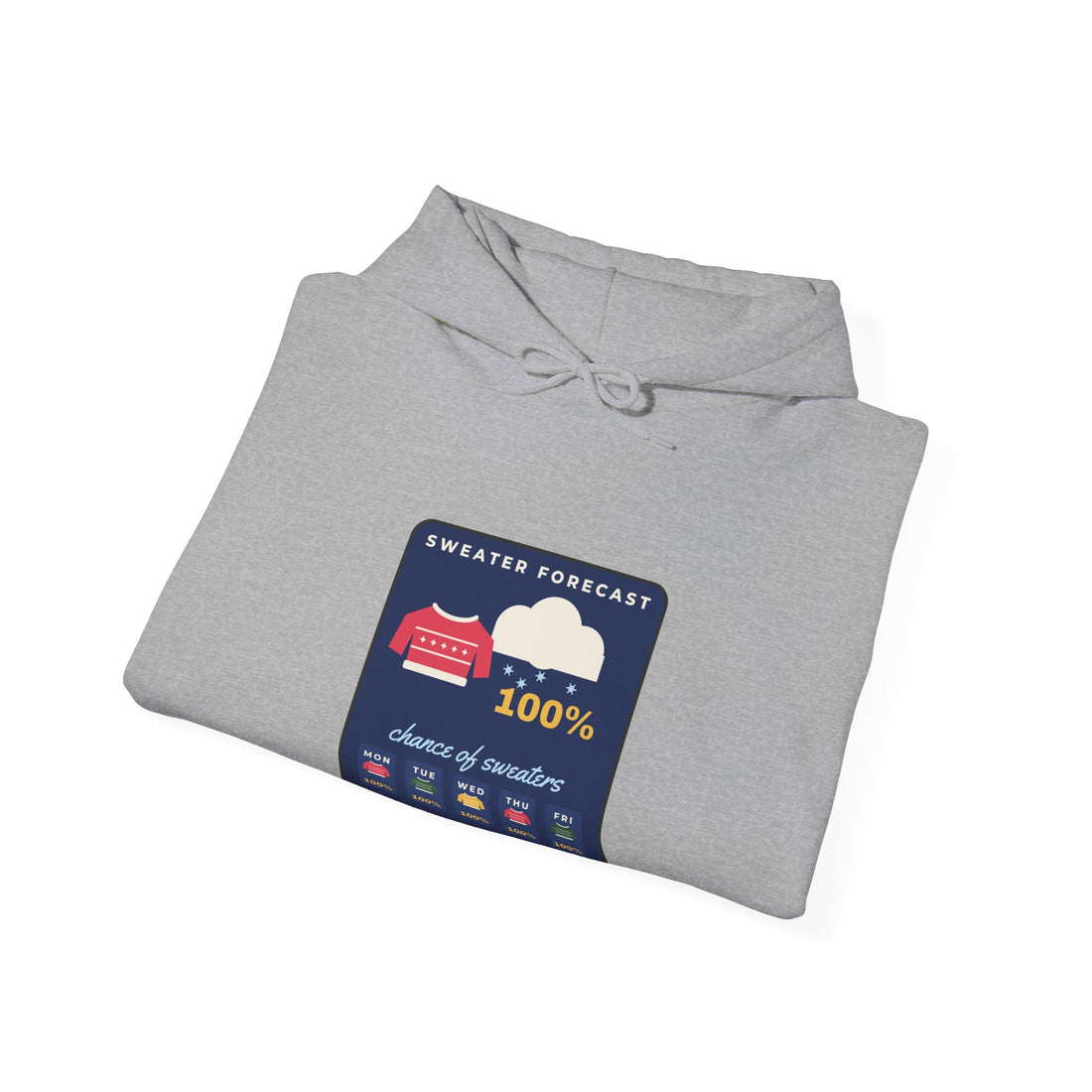 Sweater Forecast: 100% Hoodie