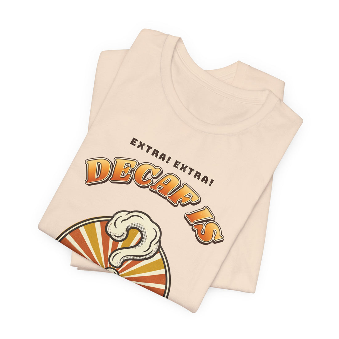 Decaf Is Just a Rumor funny coffee lover t-shirt by Inkida, view 15