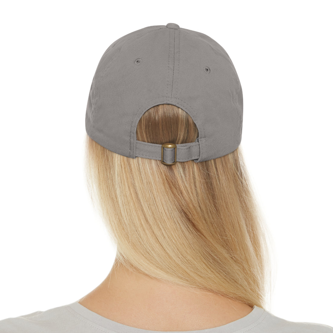 Tiger - Dad Hat with Leather Patch (Round)