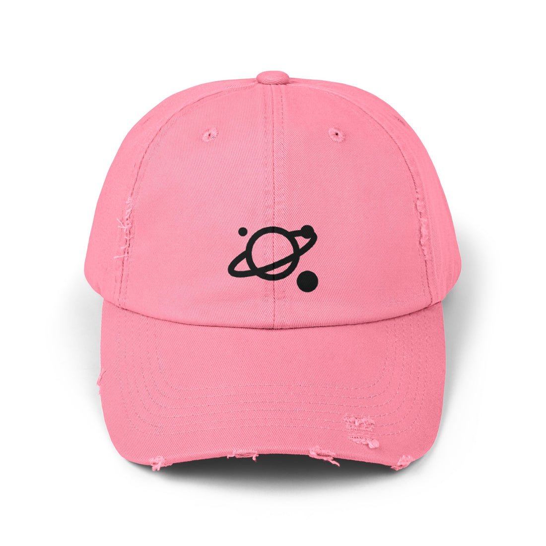 Unisex Distressed Saturn Cap