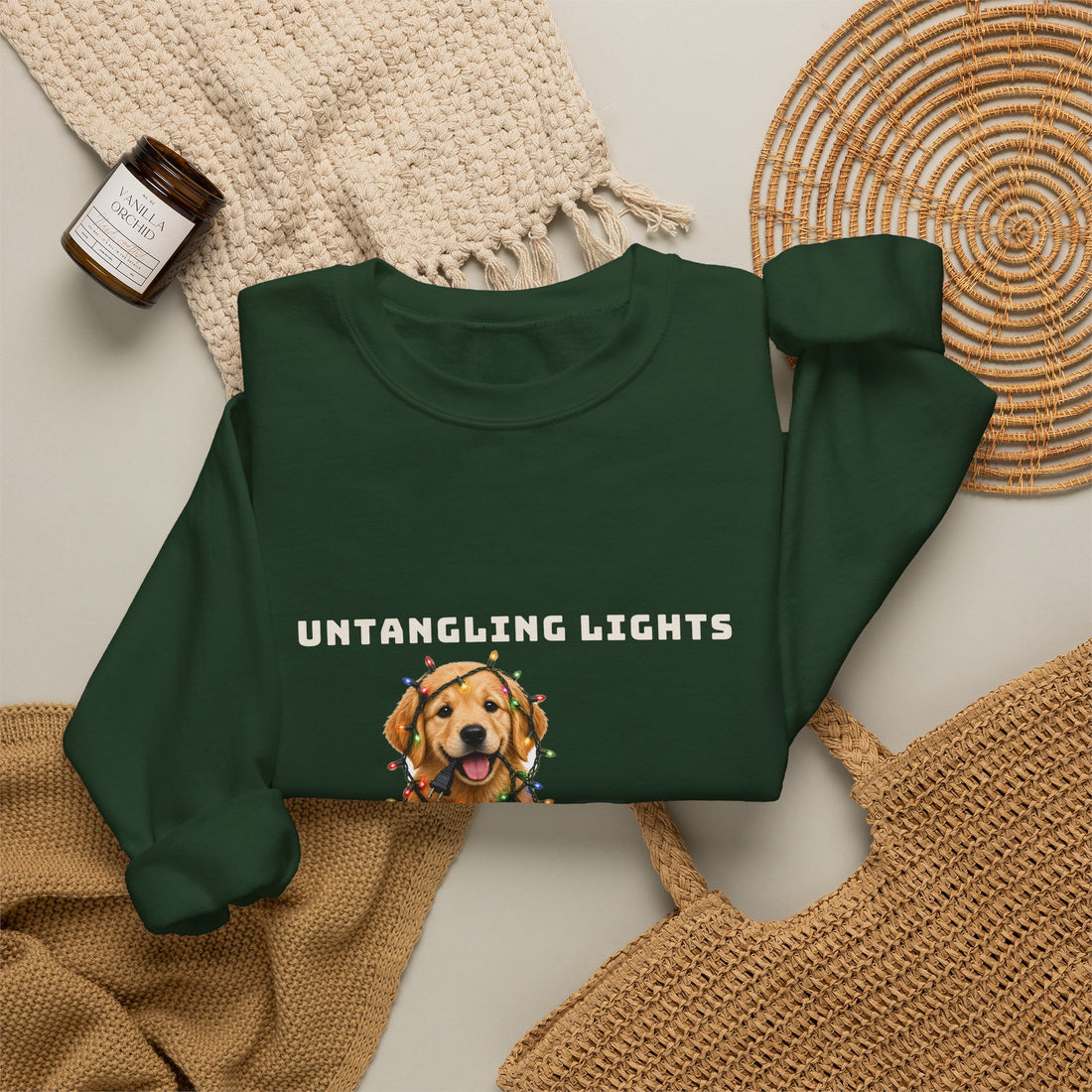 Untangling Lights Since November Sweatshirt