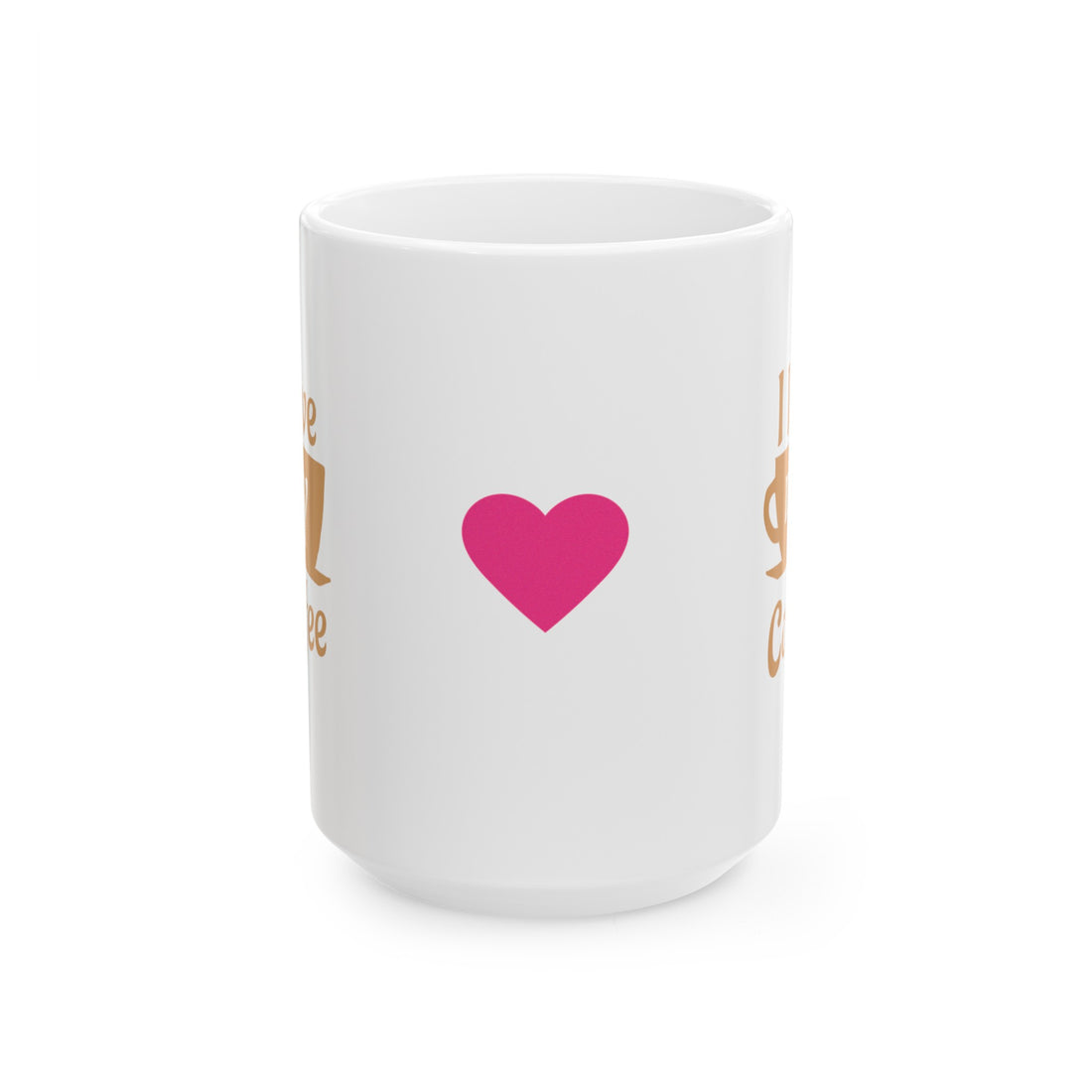 I Love Coffee Heart Ceramic Mug