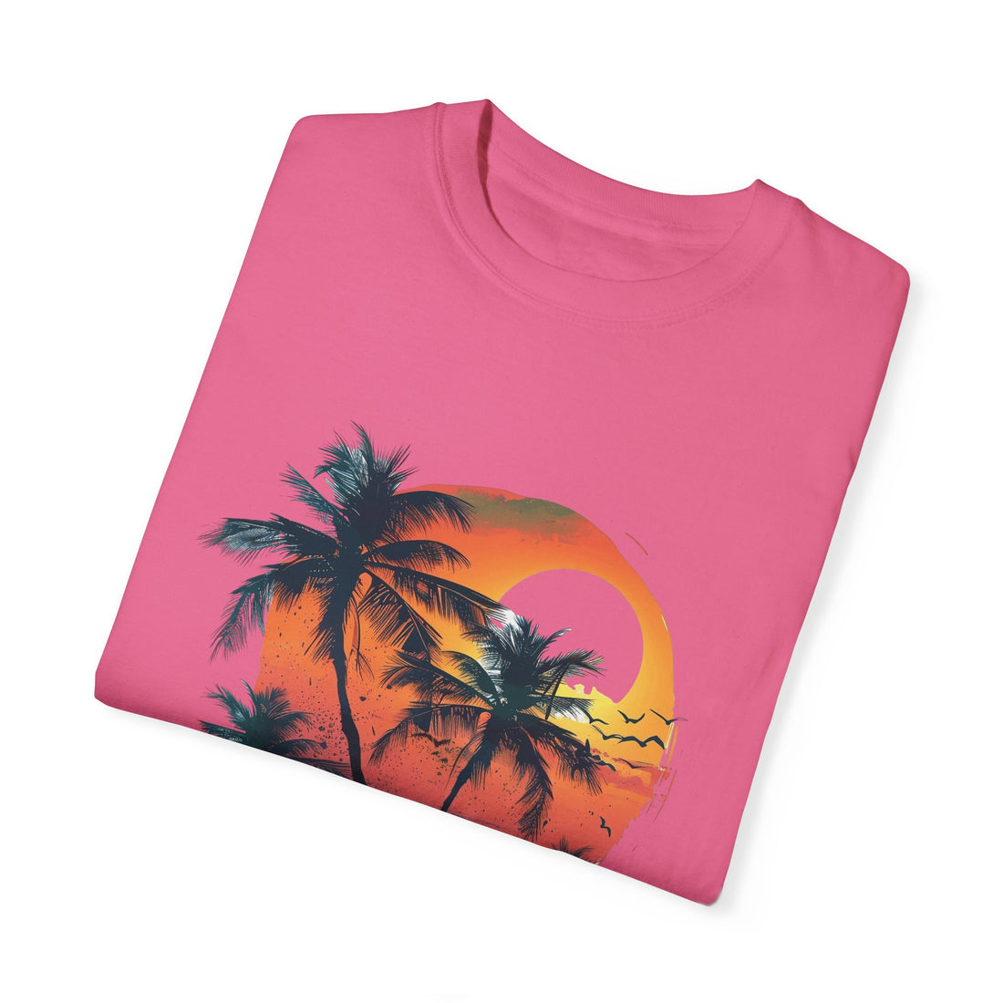 Summer Time - Sunshine Unisex Garment-Dyed T-shirt Love My Cat