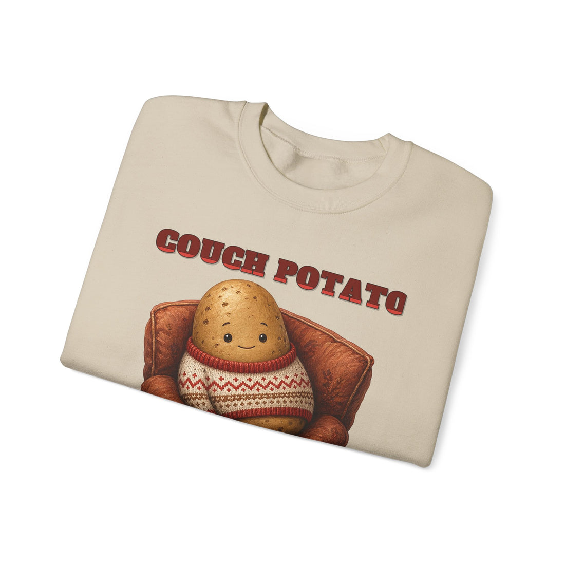 Couch Potato Holiday Edition Funny Sweatshirt