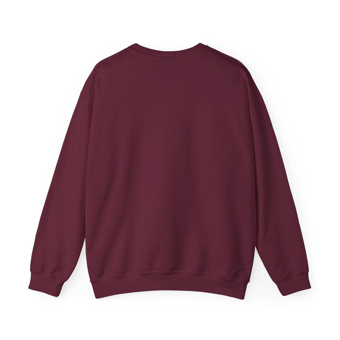 Certified Cozy Fair Isle Christmas Sweatshirt on a Maroon crewneck, front print by Inkida
