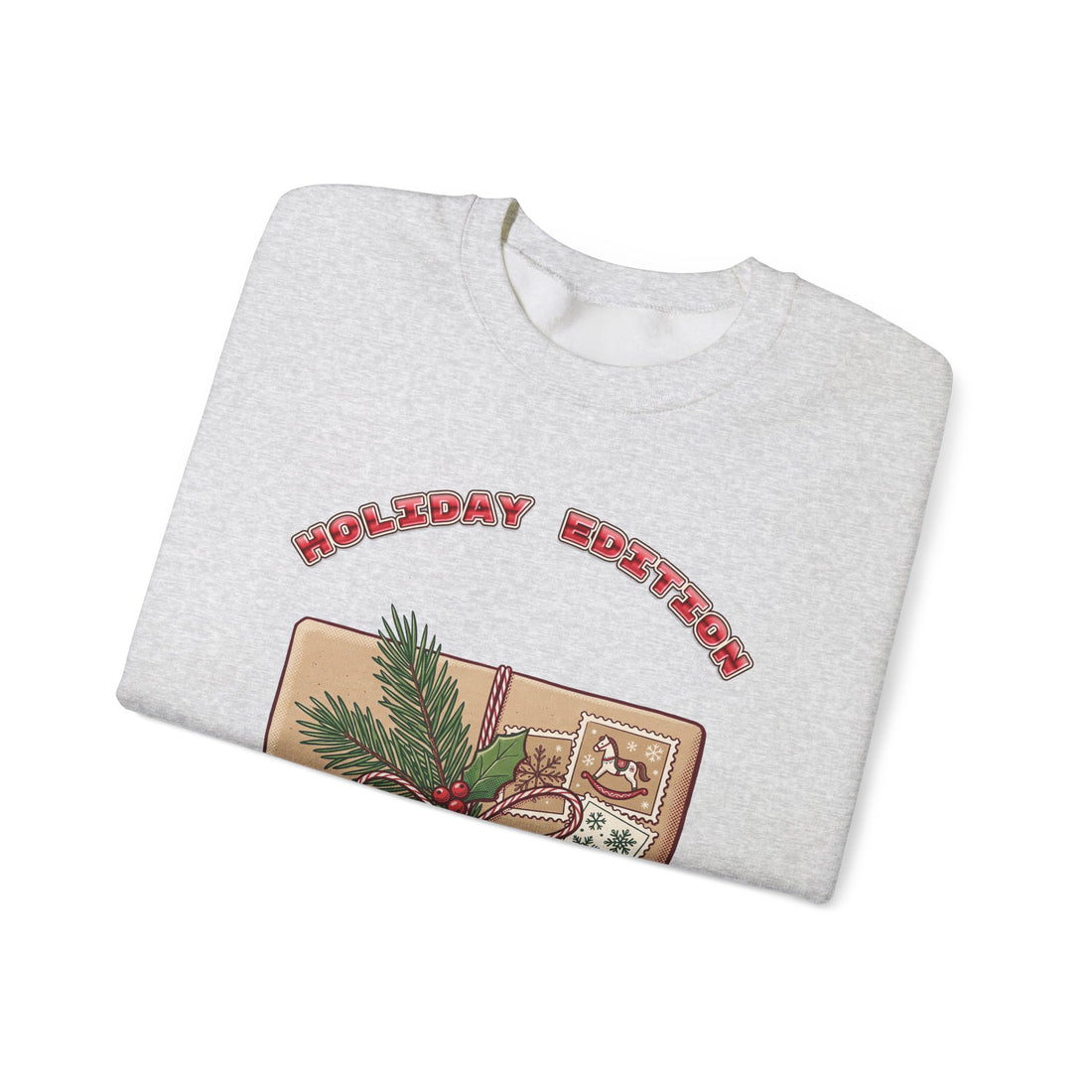 Holiday Edition Arriving 2027 pregnancy announcement Christmas sweatshirt by Inkida, view 9
