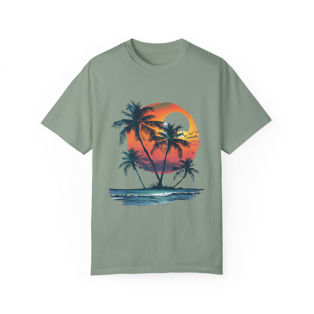 Summer Time - Sunshine Unisex Garment-Dyed T-shirt Love My Cat