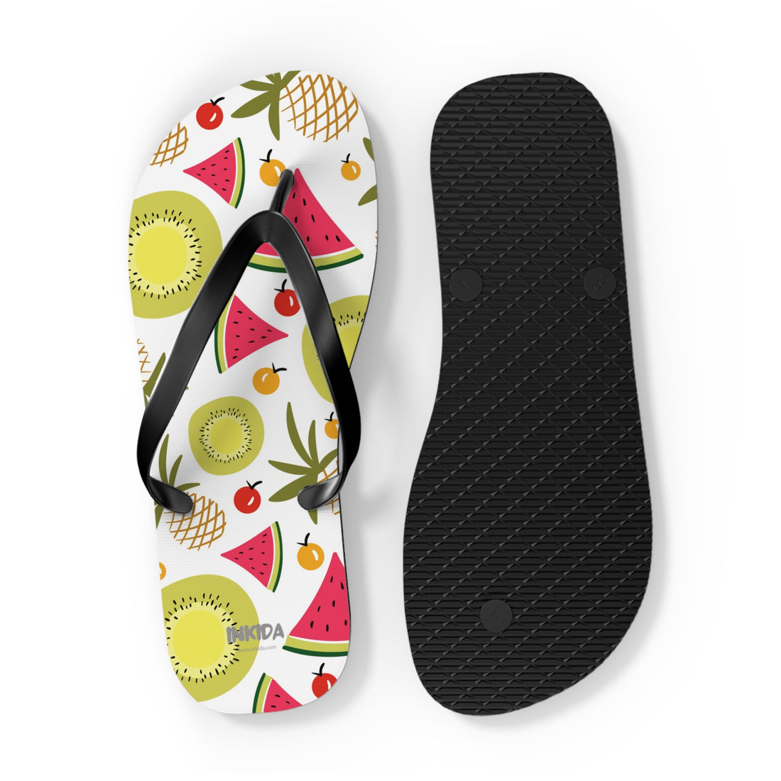 Summer Fruits Flip Flops