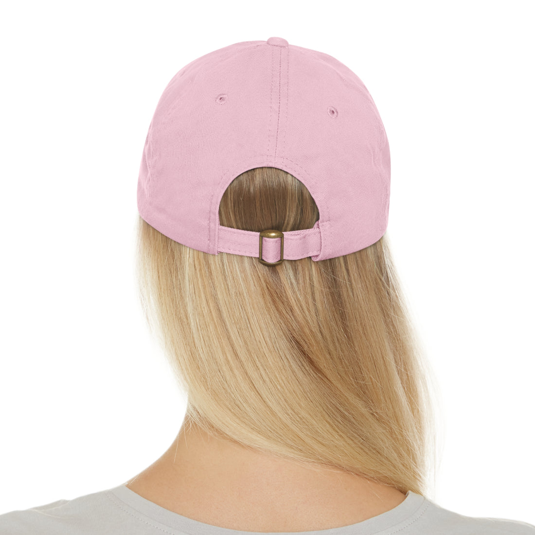 Tiger - Dad Hat with Leather Patch (Round)