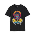 Good Vibes colorful graphic t-shirt by Inkida, view 1