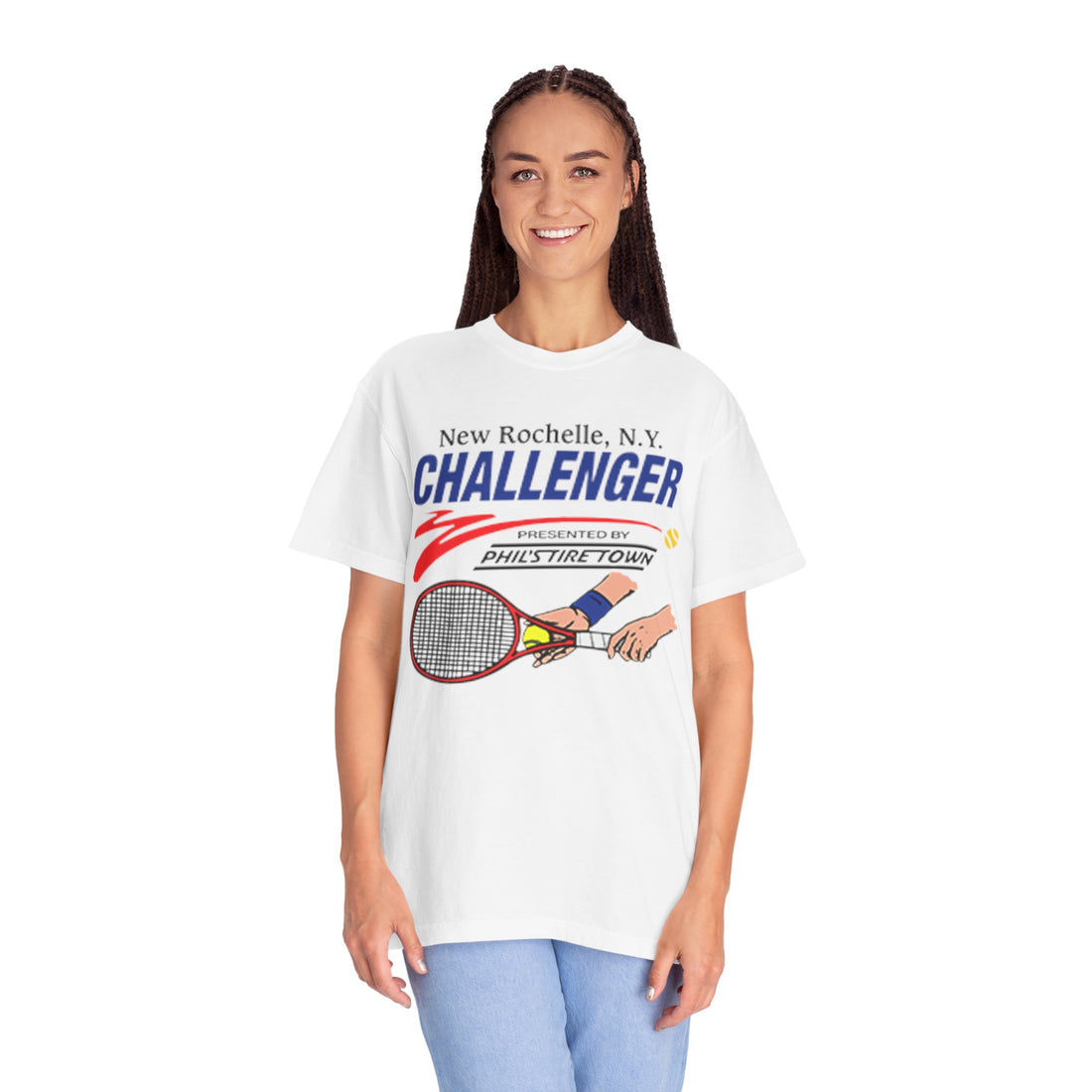 New Rochelle NY Challenger graphic t-shirt by Inkida, view 5