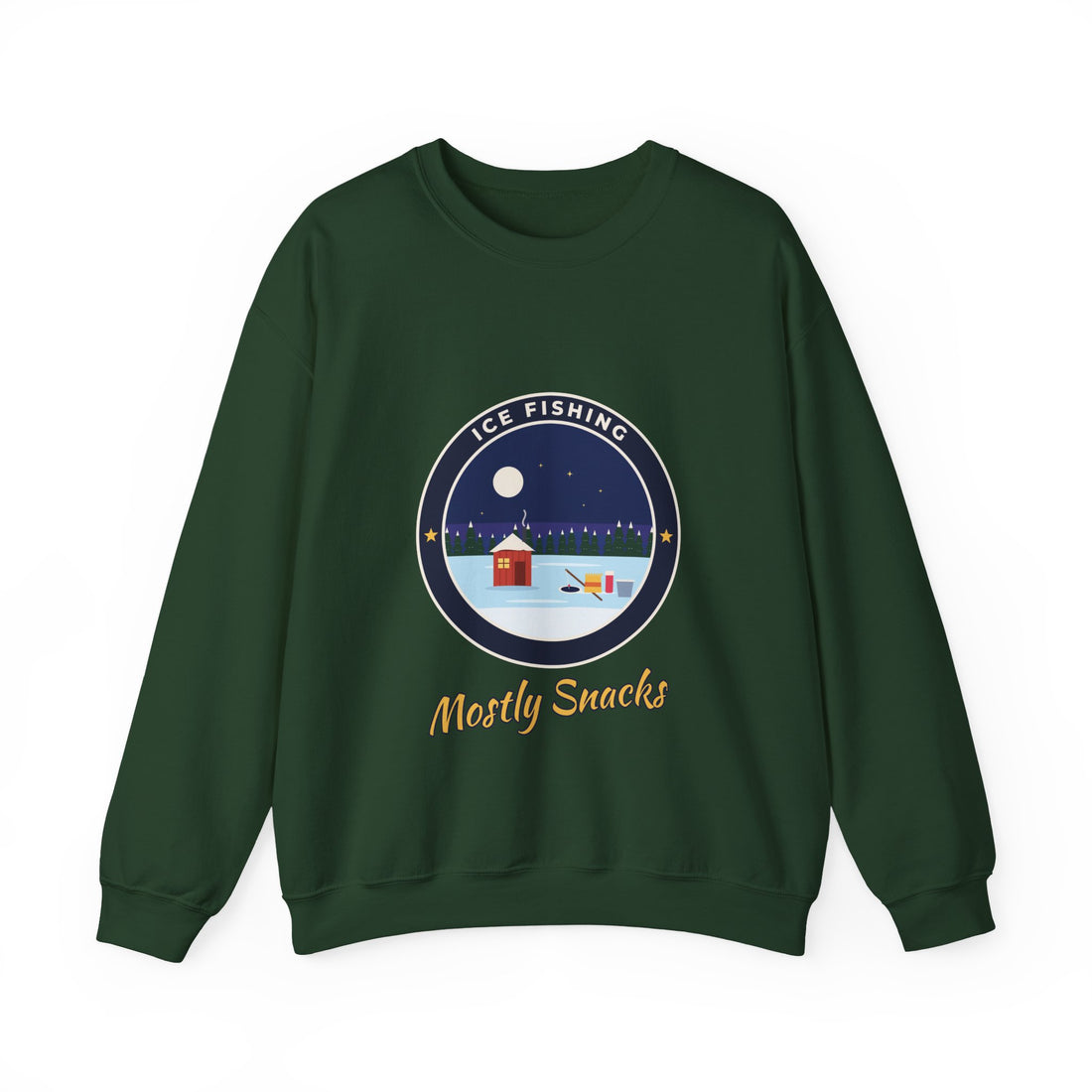 Ice Fishing (Mostly Snacks) Sweatshirt