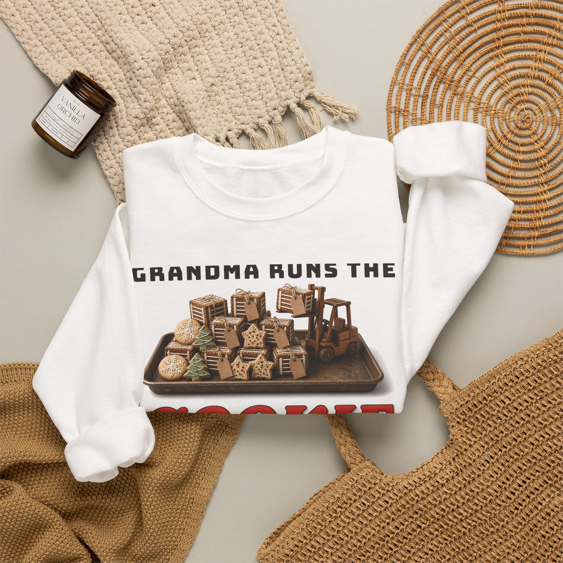 Grandma Runs the Cookie Supply Chain Sweatshirt