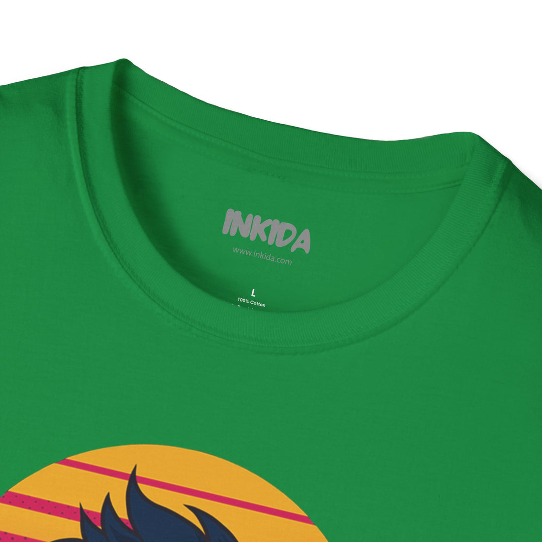Good Vibes colorful graphic t-shirt by Inkida, view 19
