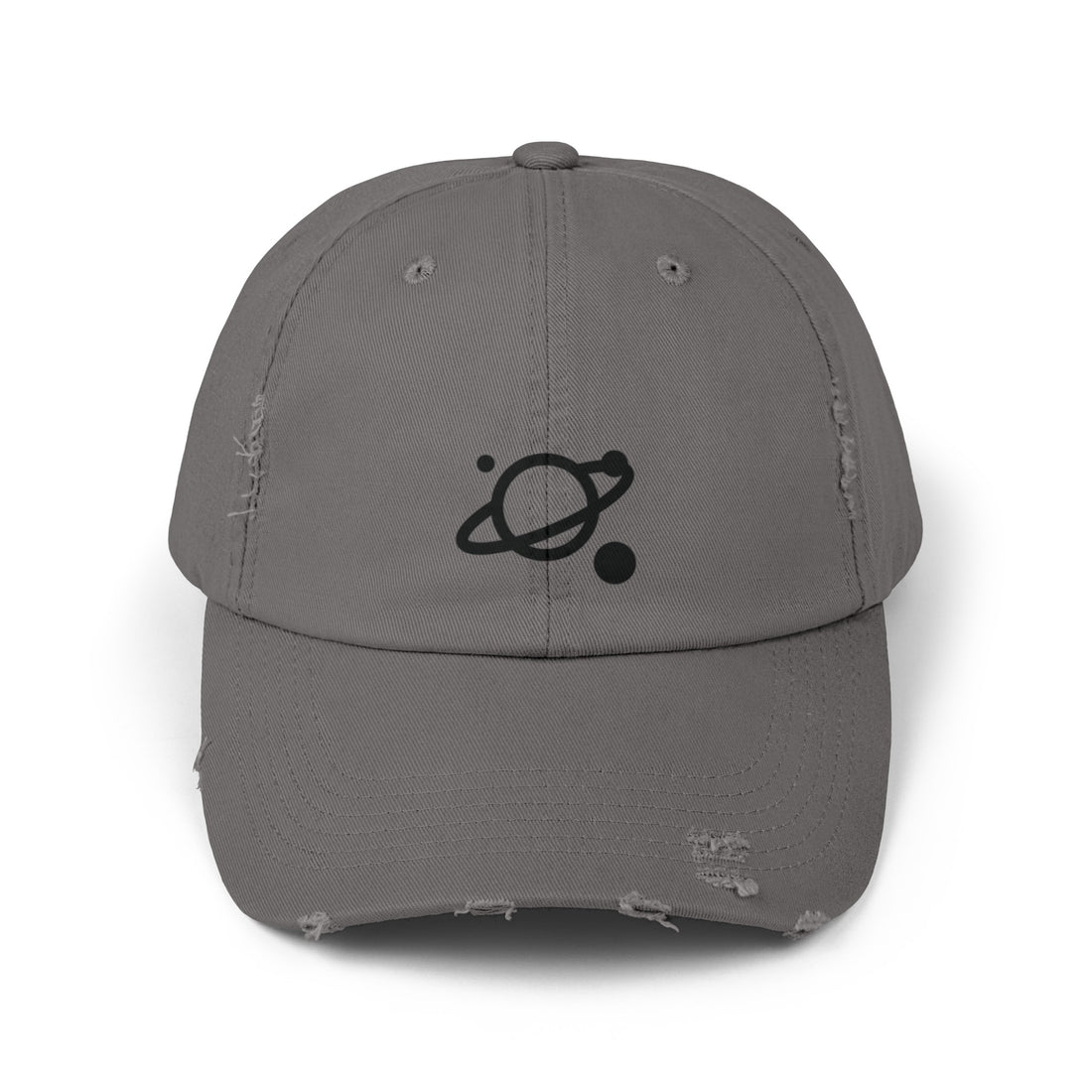 Unisex Distressed Saturn Cap