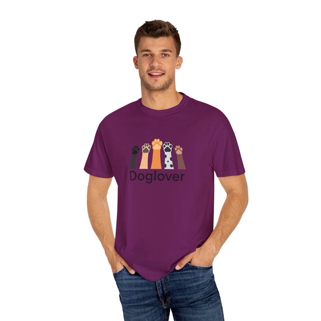 Dog Lover Unisex Garment-Dyed T-Shirt