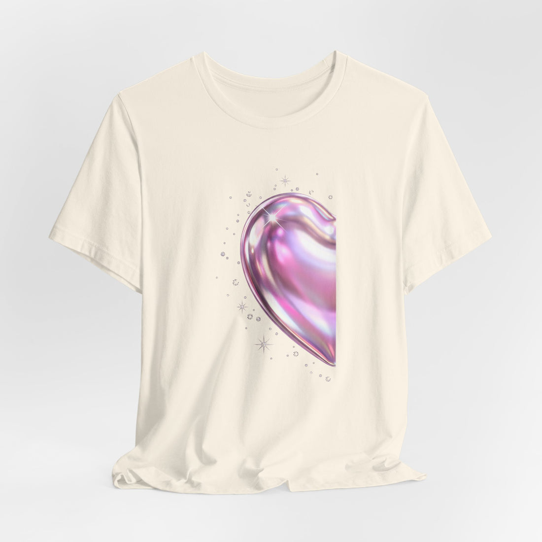 Split Heart matching couples t-shirt left half by Inkida, view 13