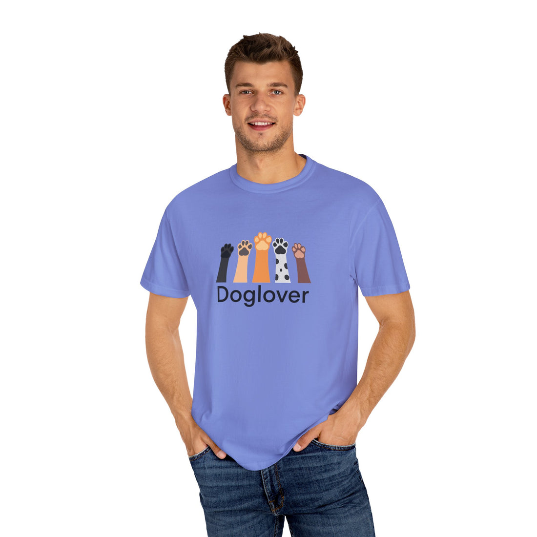 Dog Lover Unisex Garment-Dyed T-Shirt