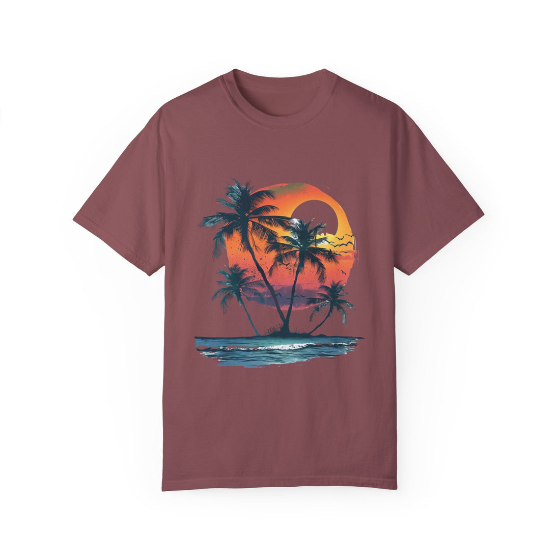 Summer Time - Sunshine Unisex Garment-Dyed T-shirt Love My Cat