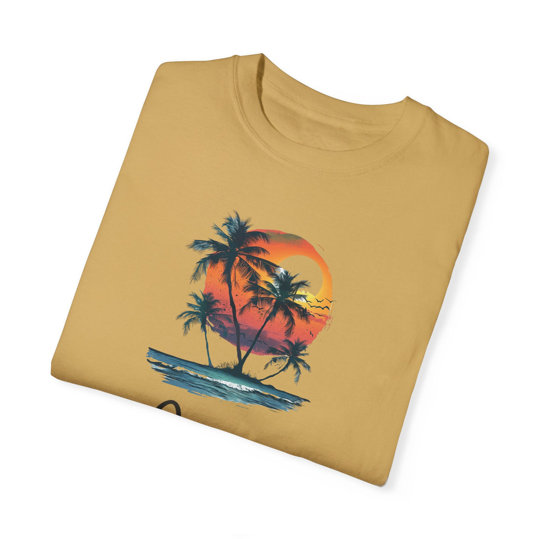 Hello Summer Sunset - Unisex Garment-Dyed T-shirt