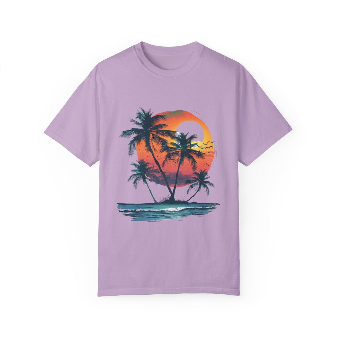 Summer Time - Sunshine Unisex Garment-Dyed T-shirt Love My Cat