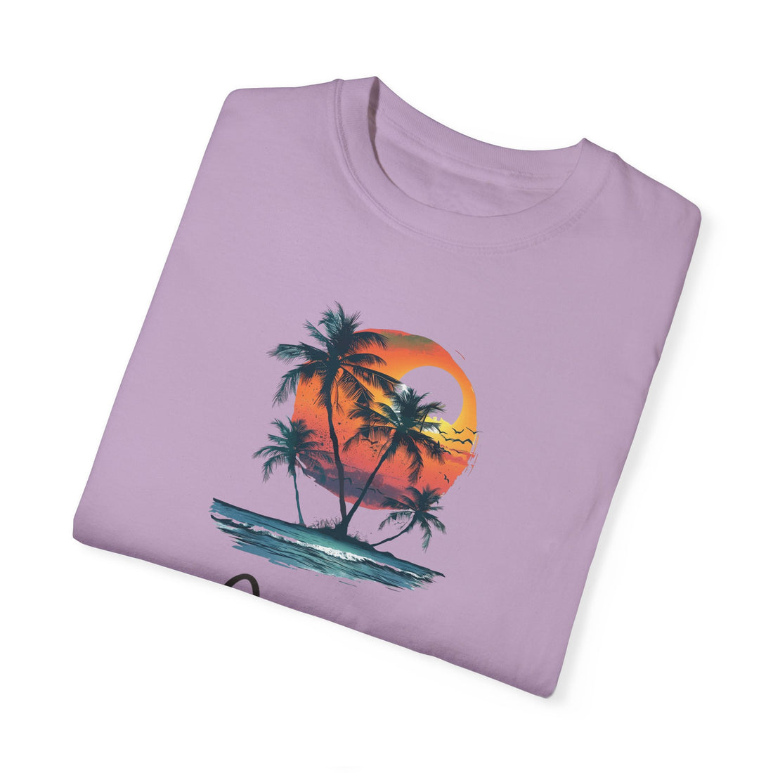 Hello Summer Sunset - Unisex Garment-Dyed T-shirt
