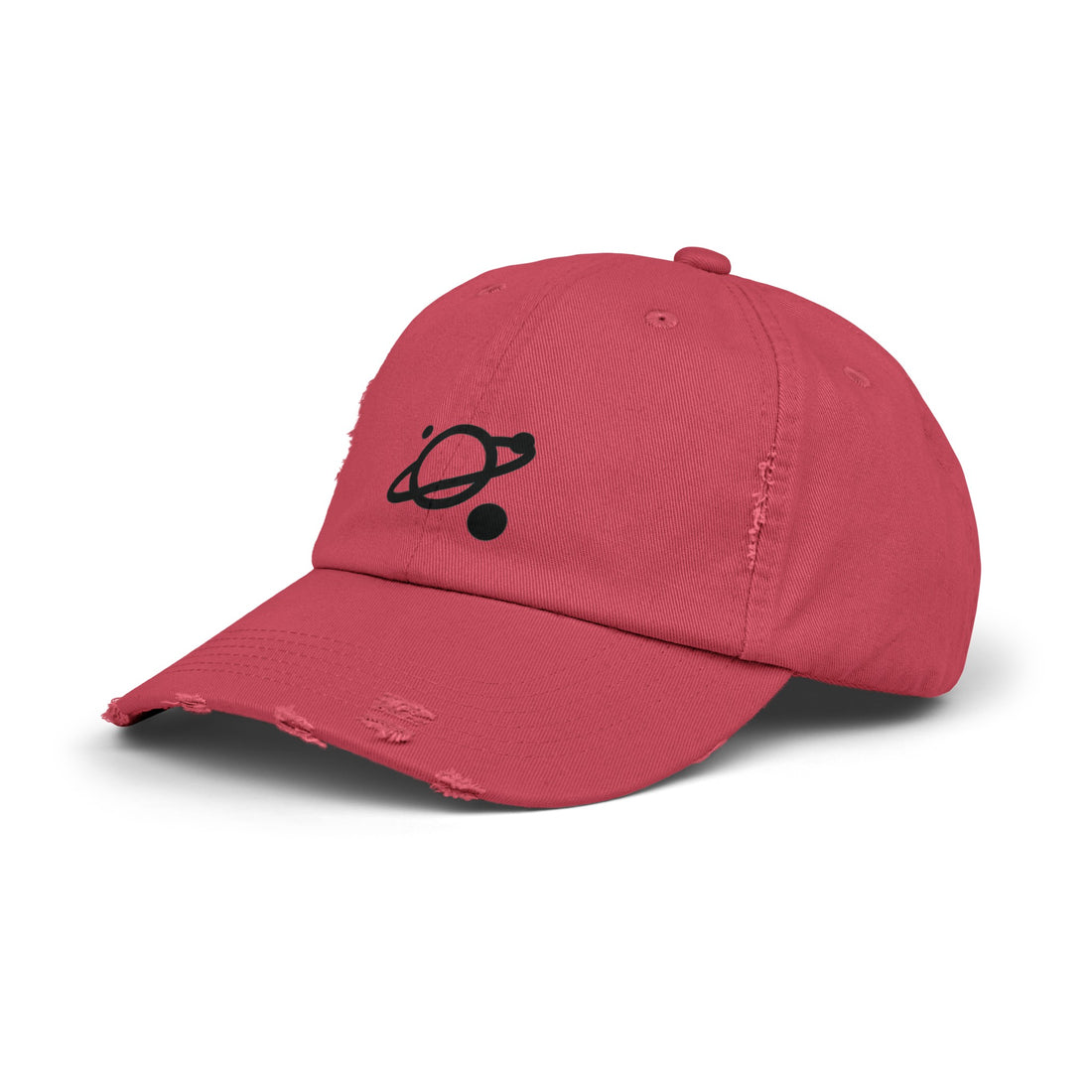 Unisex Distressed Saturn Cap