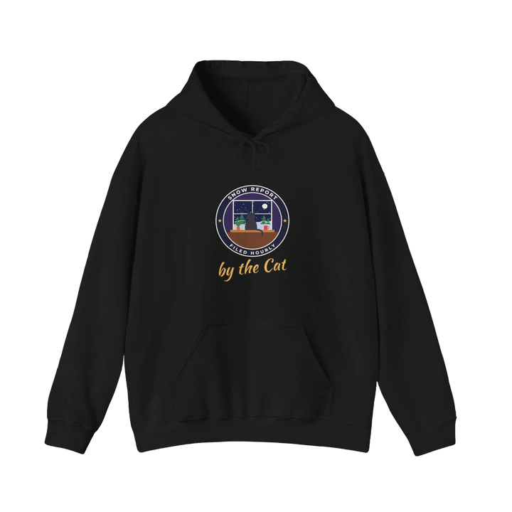 Snow Report by the Cat Hoodie